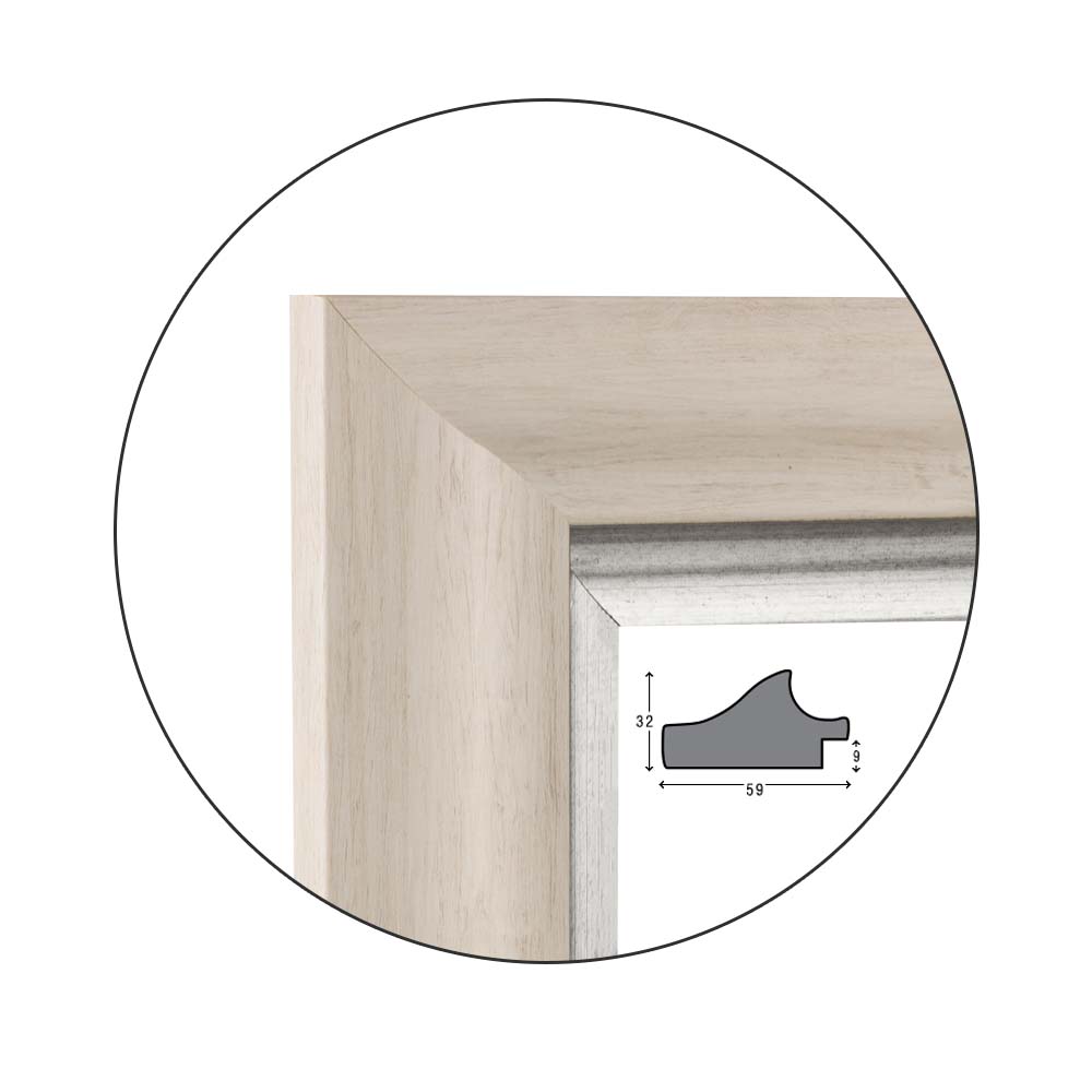 Ramă pentru puzzle "Classic" - până la 3000 piese / Albă