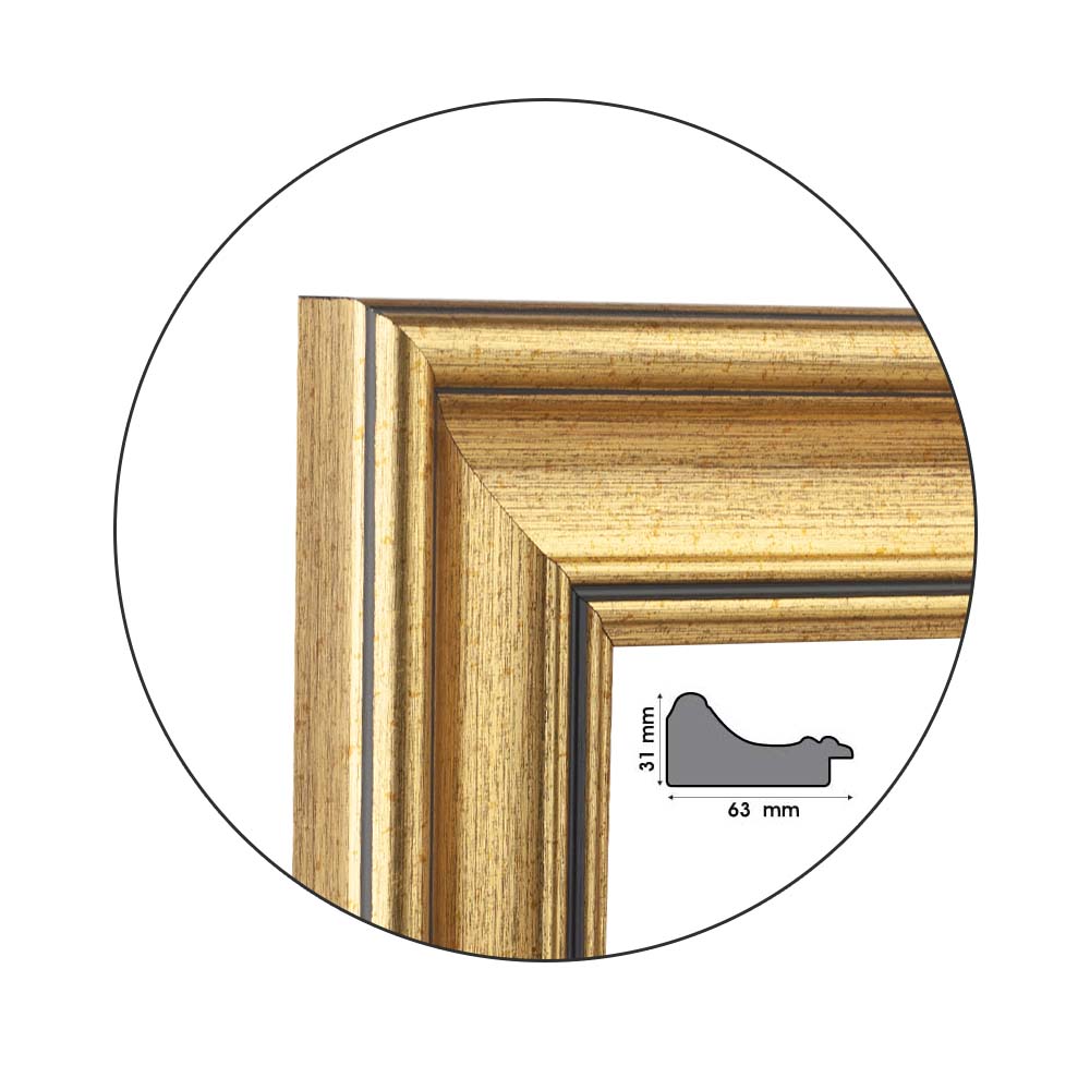 Ramă pentru puzzle „Stylish” - până la 3000 piese / Auriu