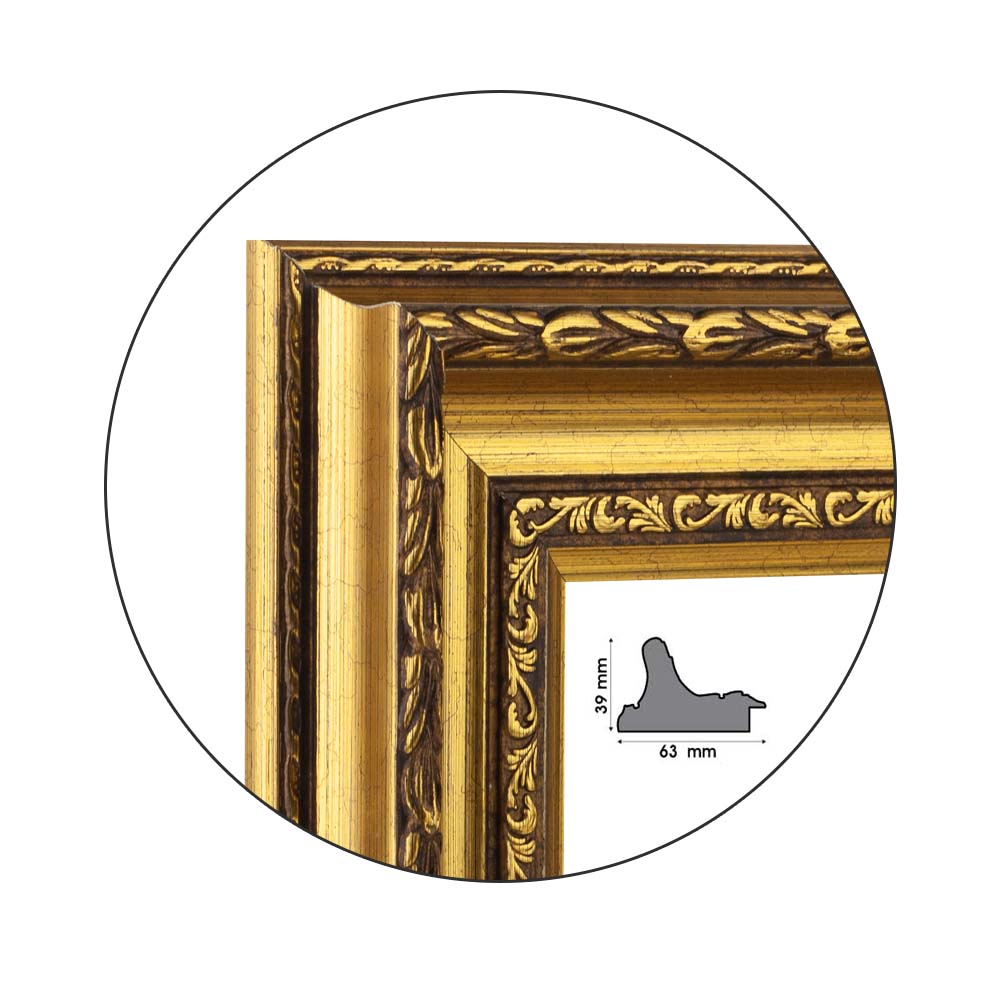 Ramă Barocco Oro | 6,3 cm