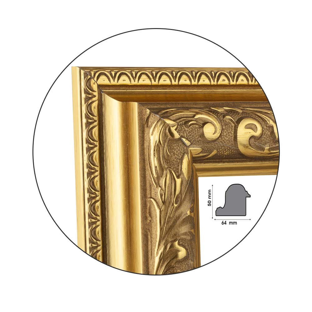 Ramă Ricco Gold | 6,4 cm