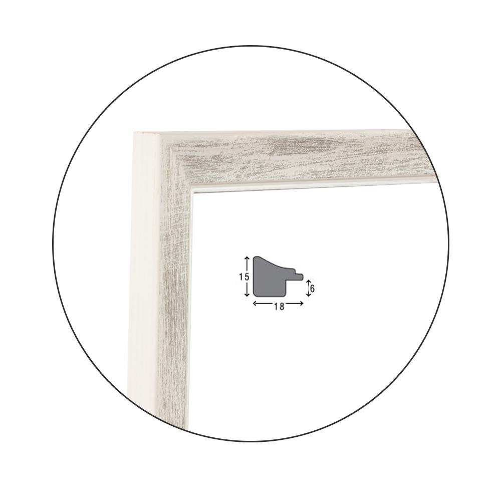 Ramă Grigio Bianca | 1,8 cm