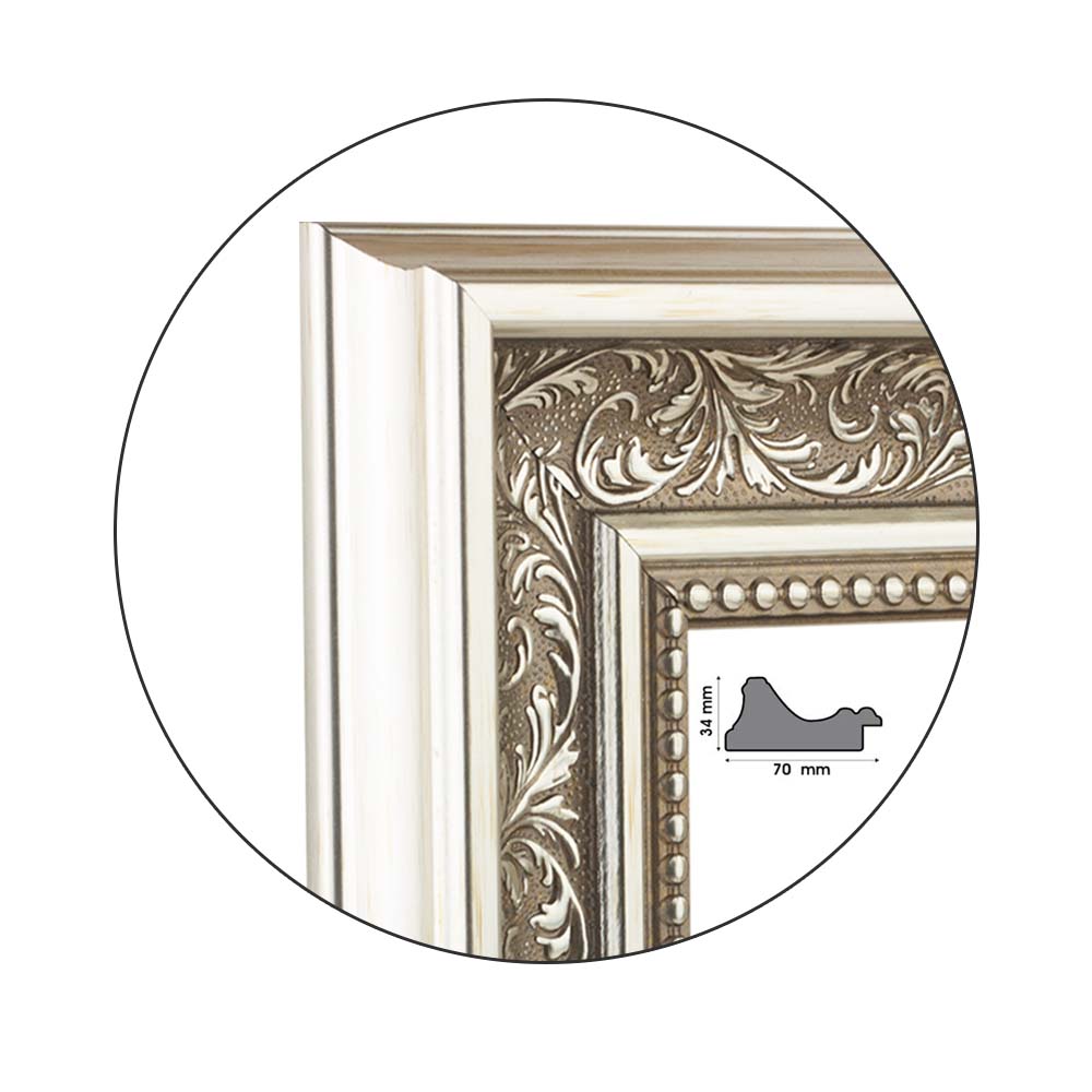 Ramă Magnifico Silver | 7,0 cm
