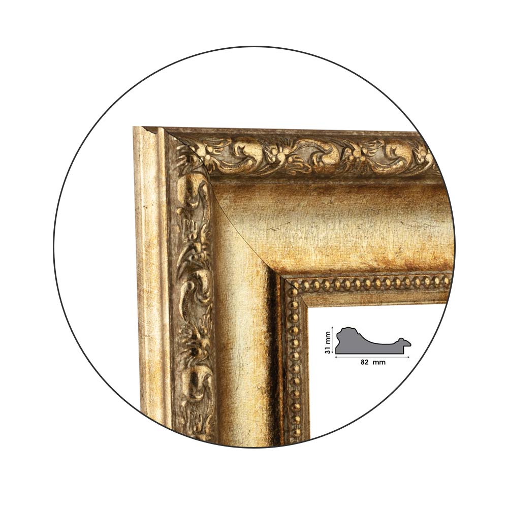 Ramă Golden-Silver | 8,2 cm