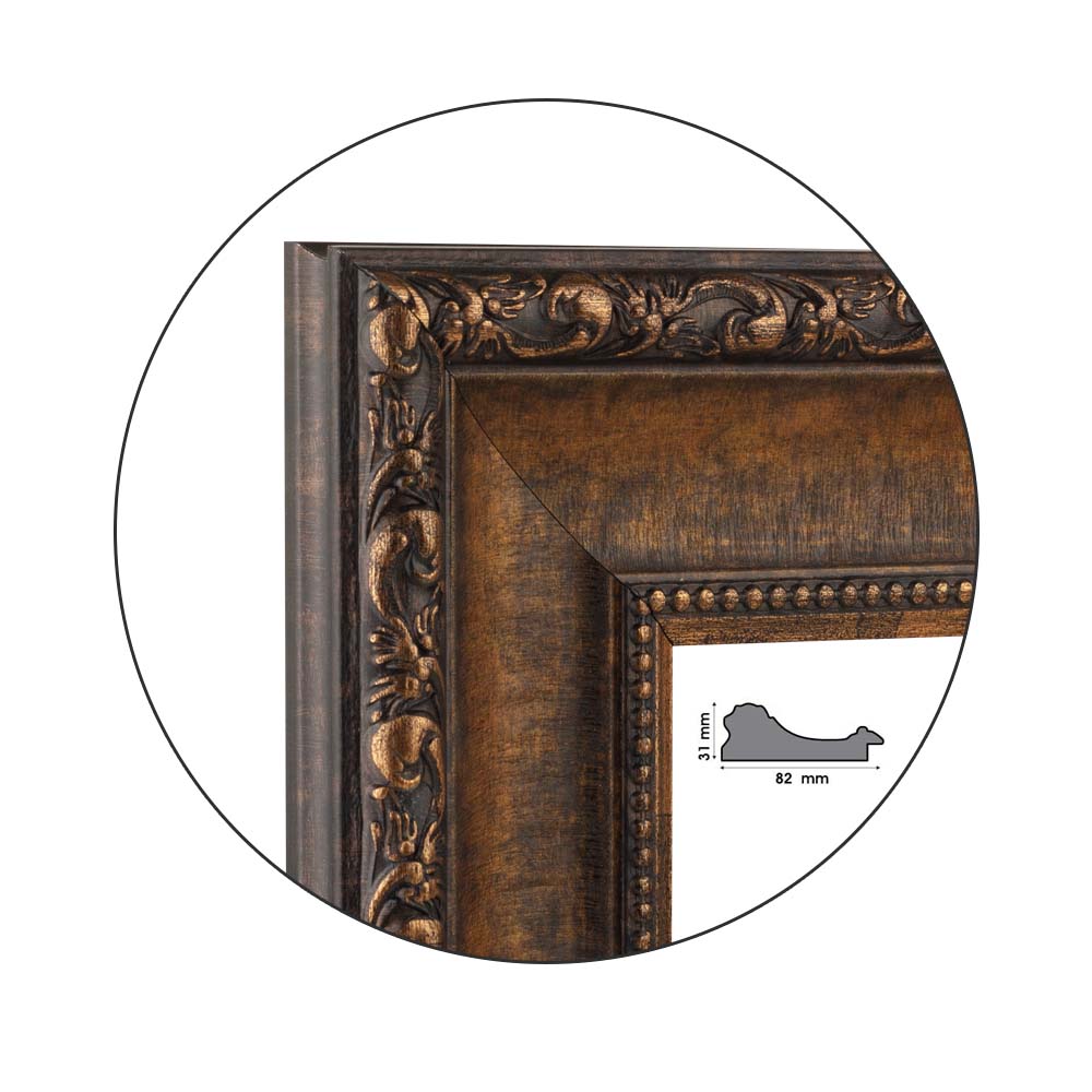 Ramă Ancient Brown | 8,2 cm