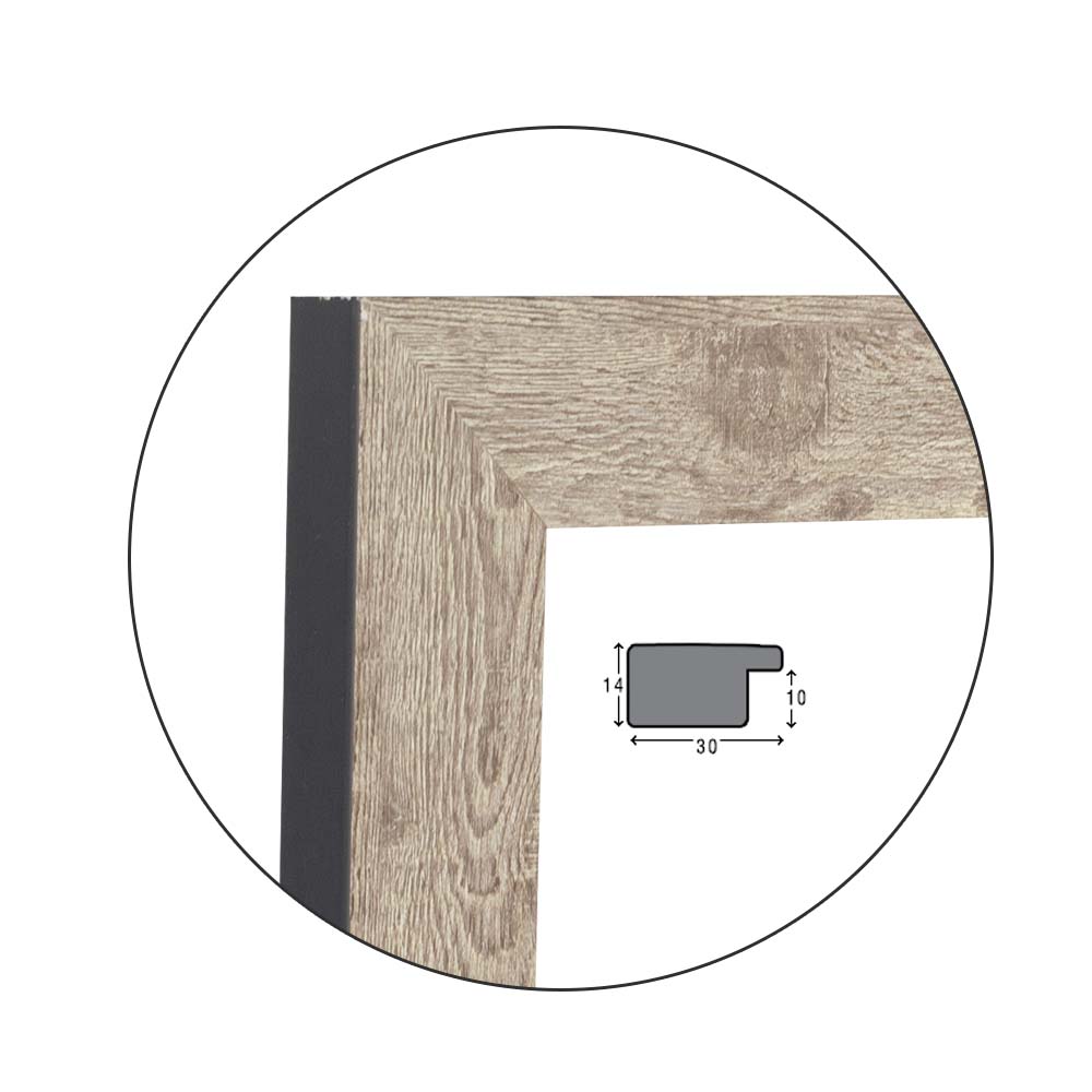 Ramă pentru puzzle "Oaken" - până la 1000 piese / Albă