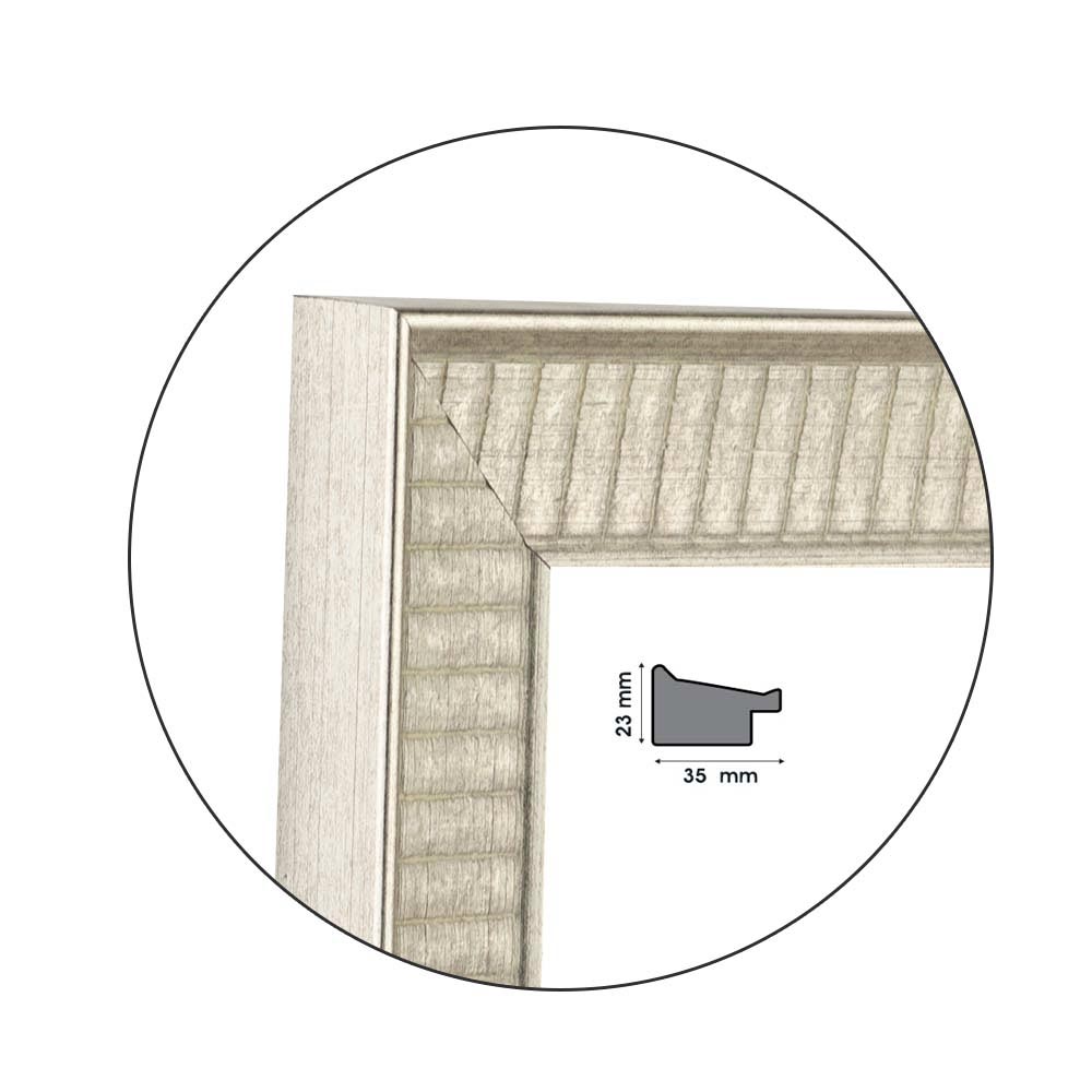 Ramă Argent Texture | 3,5 cm