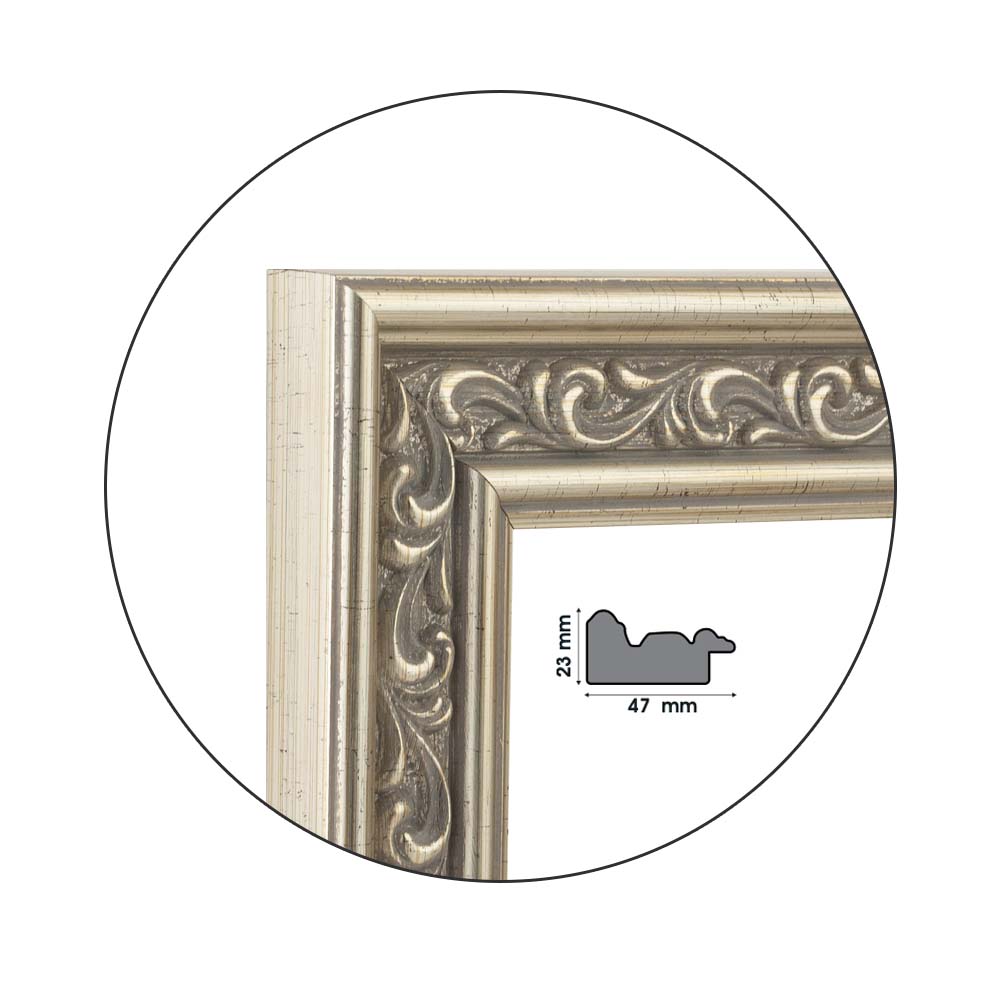 Ramă Argento Decorato | 4,7 cm