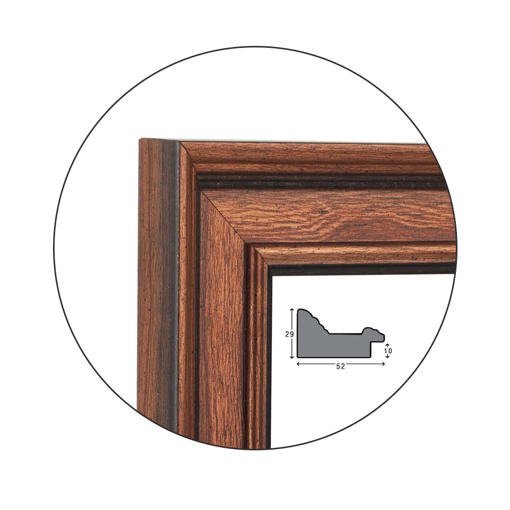 Ramă Wooden Brown | 5,2 cm