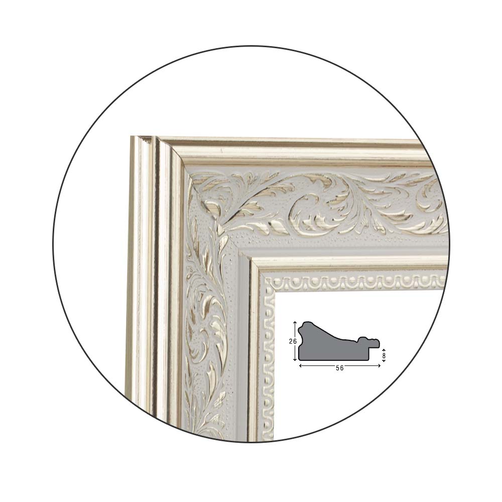 Ramă Bellissimo Bianco | 5,6 cm