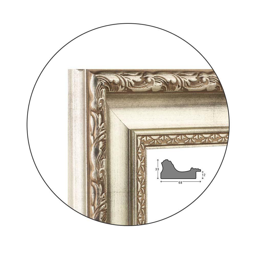 Ramă Sofisticato Silvery | 6,8 cm