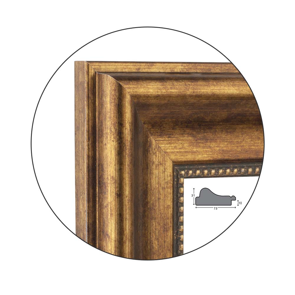 Ramă pentru puzzle „Bulky” - până la 2000 piese / Auriu