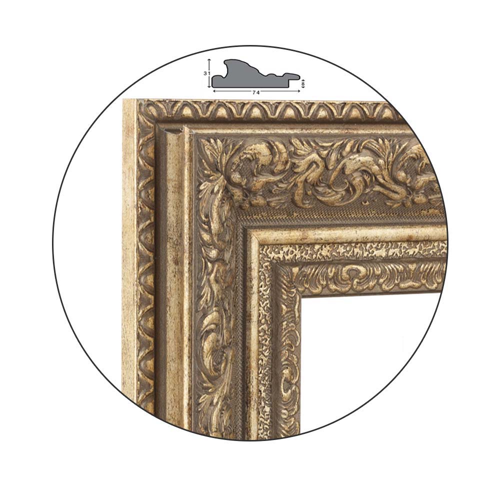 Ramă Vintage Silver | 7,4 cm