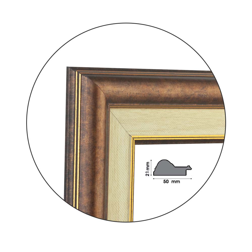 Ramă Golden Bruno | 5,0 cm