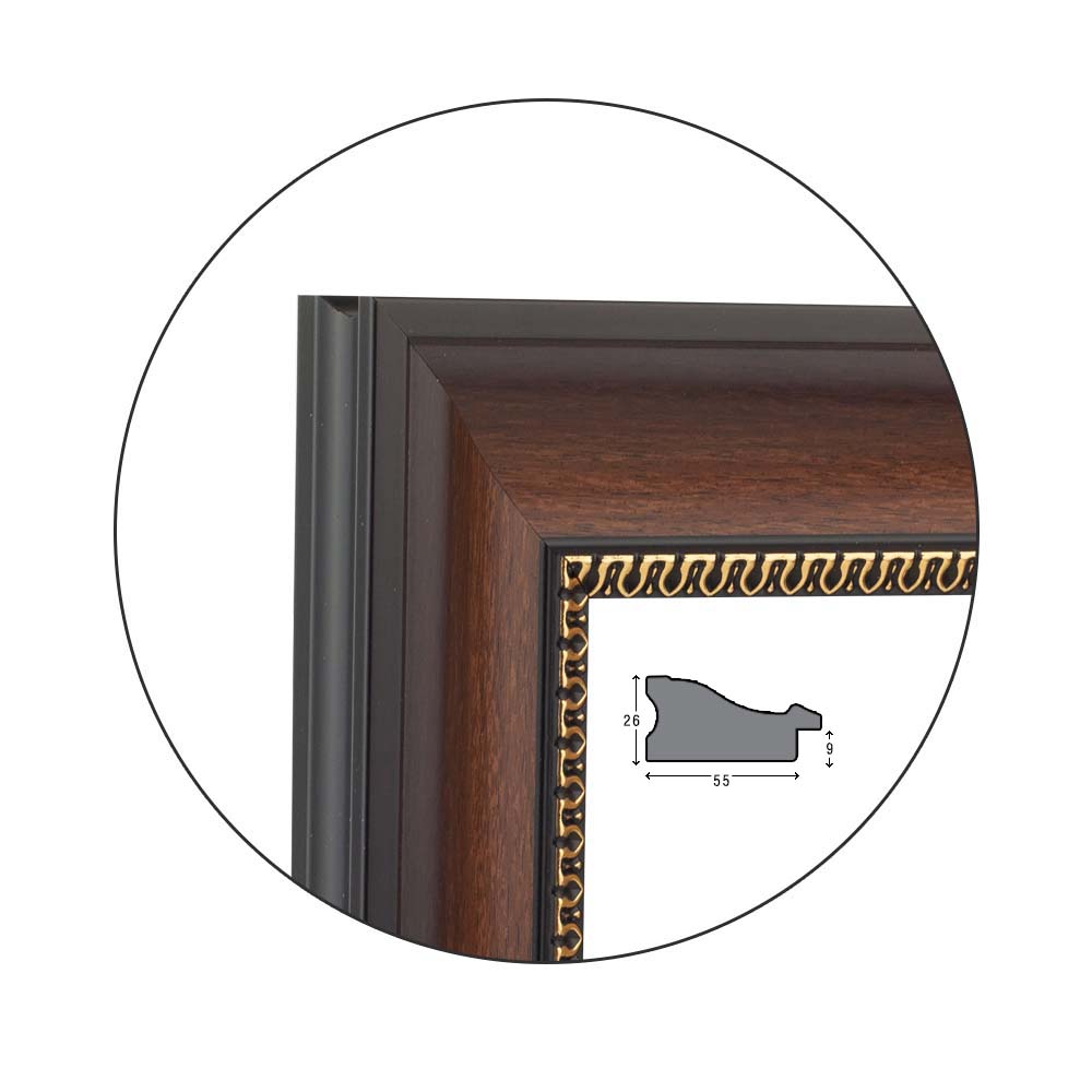 Ramă Mat Brown | 5,5 cm